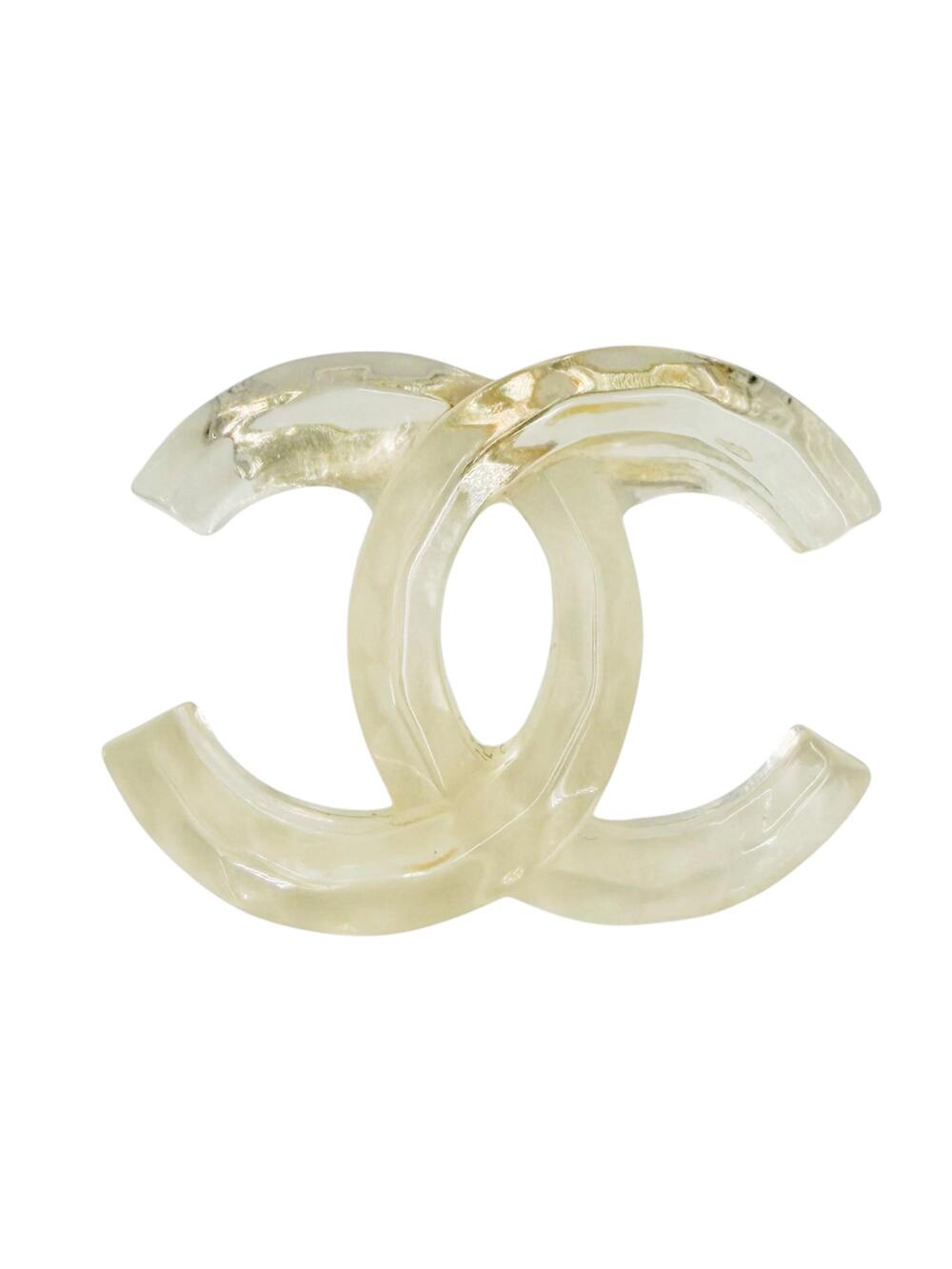Chanel Cc Logo Brooch Metal #343273C85B